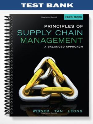 Test Bank for Principles of Supply Chain Management A Balanced Approach 4th Edition by Wisner